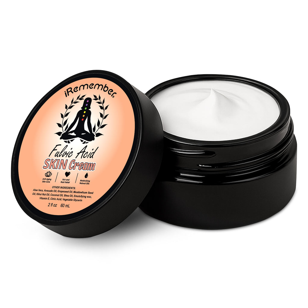 Fulvic Acid Skin Cream – Hydrating Face & Body Moisturizer with Aloe Vera, Shea Butter & Vitamin E | Nourishes, Soothes & Softens Dry, Sensitive, and Irritated Skin | For Women & Men | 2 oz.Ho