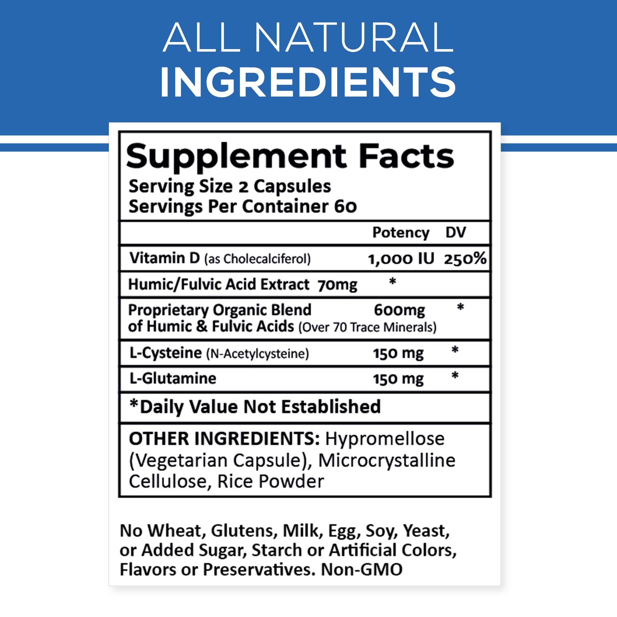 iRemember Daily Wellness Activator – Fulvic & Humic Minerals with NAC, Vitamin D3 & L-Glutamine | Supports Immune Health, Cellular Balance & Daily Vitality | 120 Vegan Capsules.