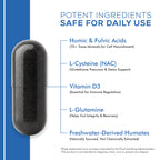 iRemember Daily Wellness Activator – Fulvic & Humic Minerals with NAC, Vitamin D3 & L-Glutamine | Supports Immune Health, Cellular Balance & Daily Vitality | 120 Vegan Capsules.