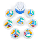 iRemember Talking Pill Cap with 7 Compartments, Speaks Messages to Take Pills and When Last Opened. USB Rechargeable, Bluetooth w/Free App