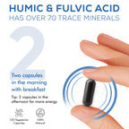 iRemember Daily Wellness Activator – Fulvic & Humic Minerals with NAC, Vitamin D3 & L-Glutamine | Supports Immune Health, Cellular Balance & Daily Vitality | 120 Vegan Capsules.